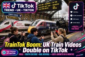 TrainTok Boom: UK Train Videos Double on TikTok