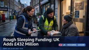 Rough Sleeping Funding: UK Adds £432 Million