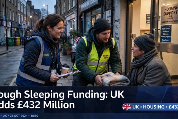 Rough Sleeping Funding: UK Adds £432 Million