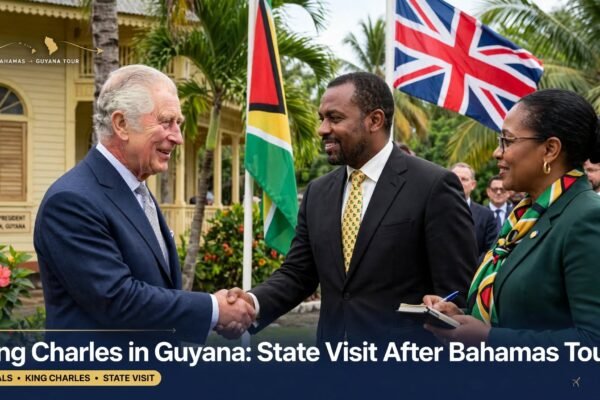 King Charles in Guyana: State Visit After Bahamas Tour